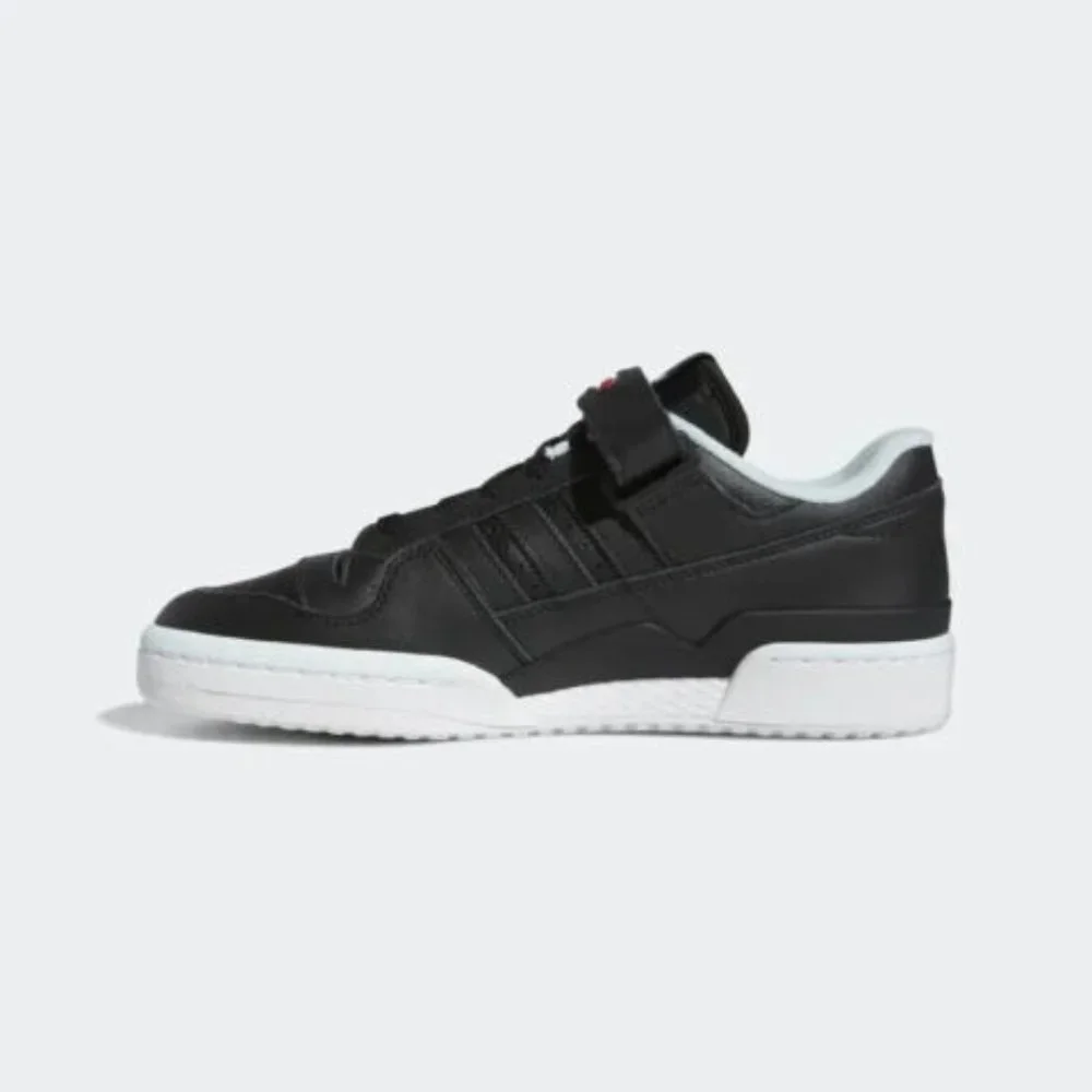 Adidas Forum Low Mens Casual Sneaker Shoes Black White HQ4536 NEW Multi Sz - Picture 4 of 8